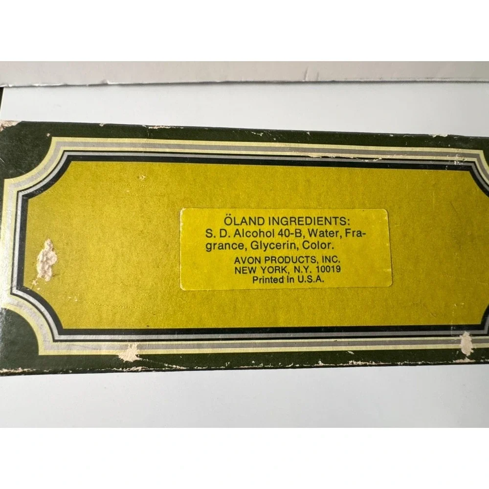 Vintage Rare AVON Oland After Shave Bottle Decanter BIG MAC Truck (FULL) 6 fl oz